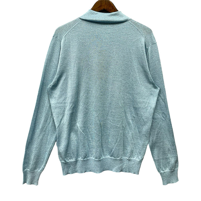 PRADA 2024SS Claasic Long Sleeved Polo Shirt UMB284 S221 1Z4Q Size 46