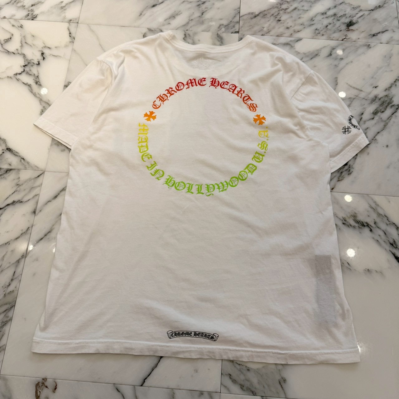 CHROME HEARTS Back Grad Circle Logo Tee Size XL クロムハーツ バックグラデーション サークルロゴ Tシャツ サイズXL
