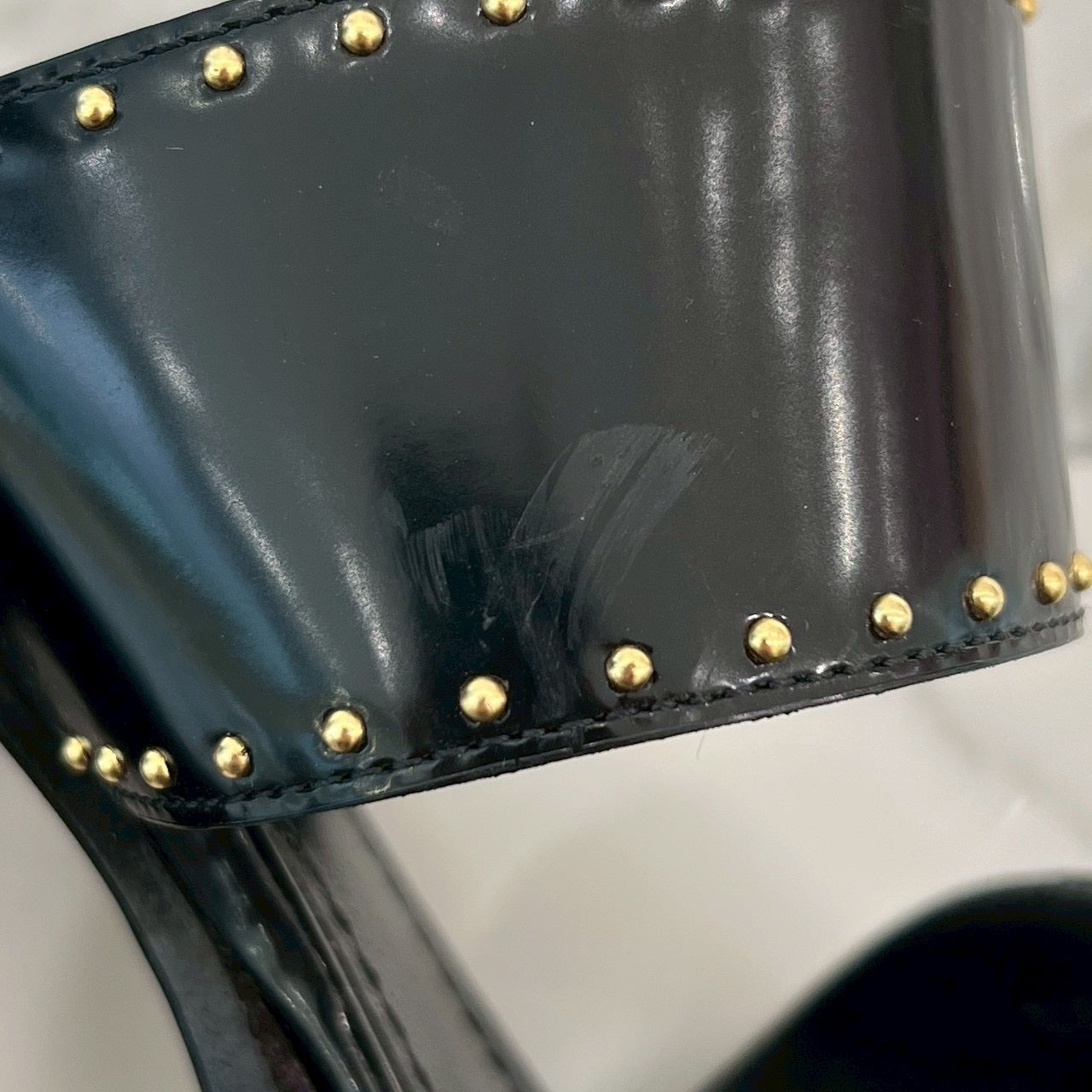 LOUIS VUITTON Star Trail Line Studded Heel Sandals NA0290 Size 38