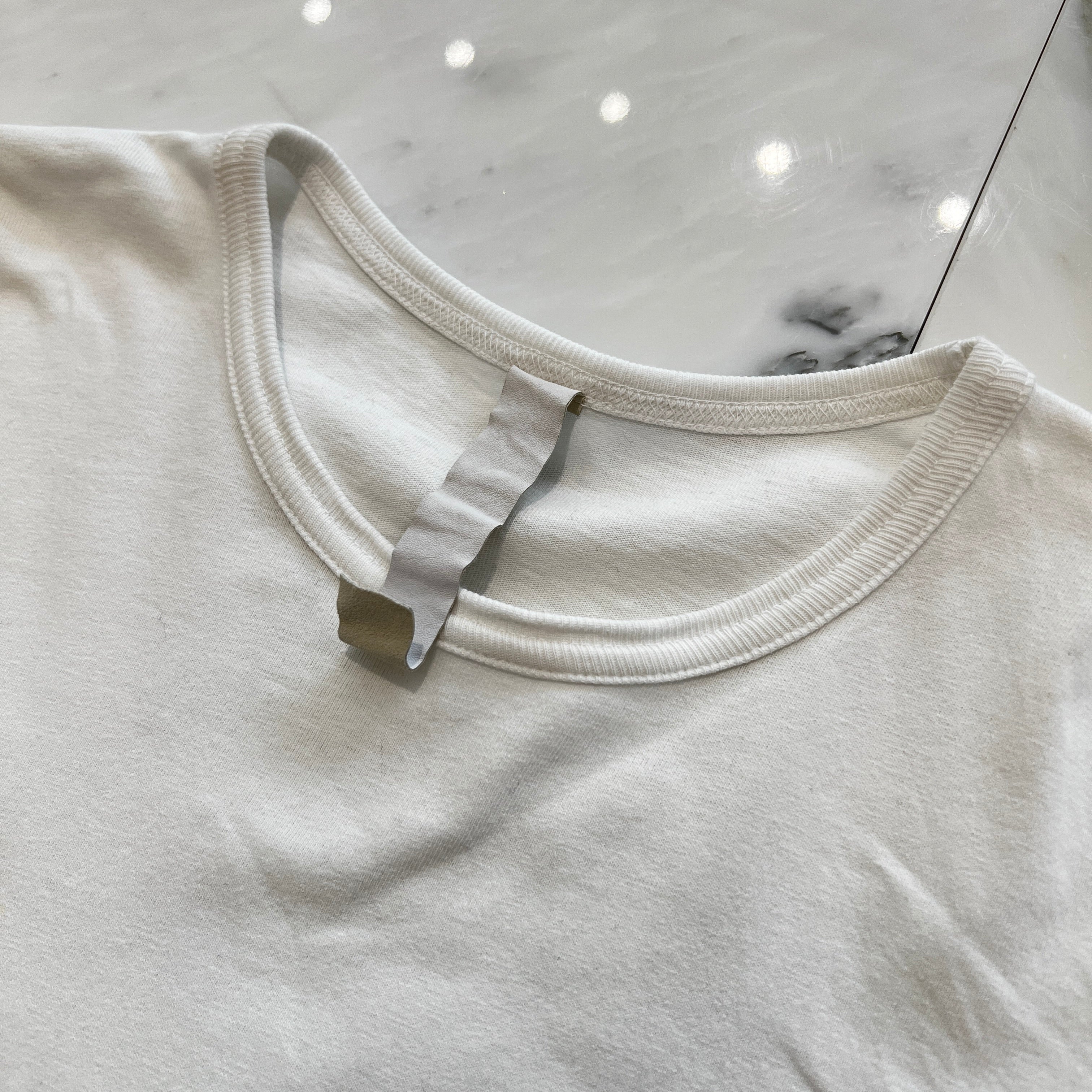 CHROME HEARTS Y NOT Vertical Logo Cross Embroidery Long Sleeve Tee Size L クロムハーツ ワイノット バーティカルロゴ クロス刺繍 ロングスリーブTシャツ サイズL