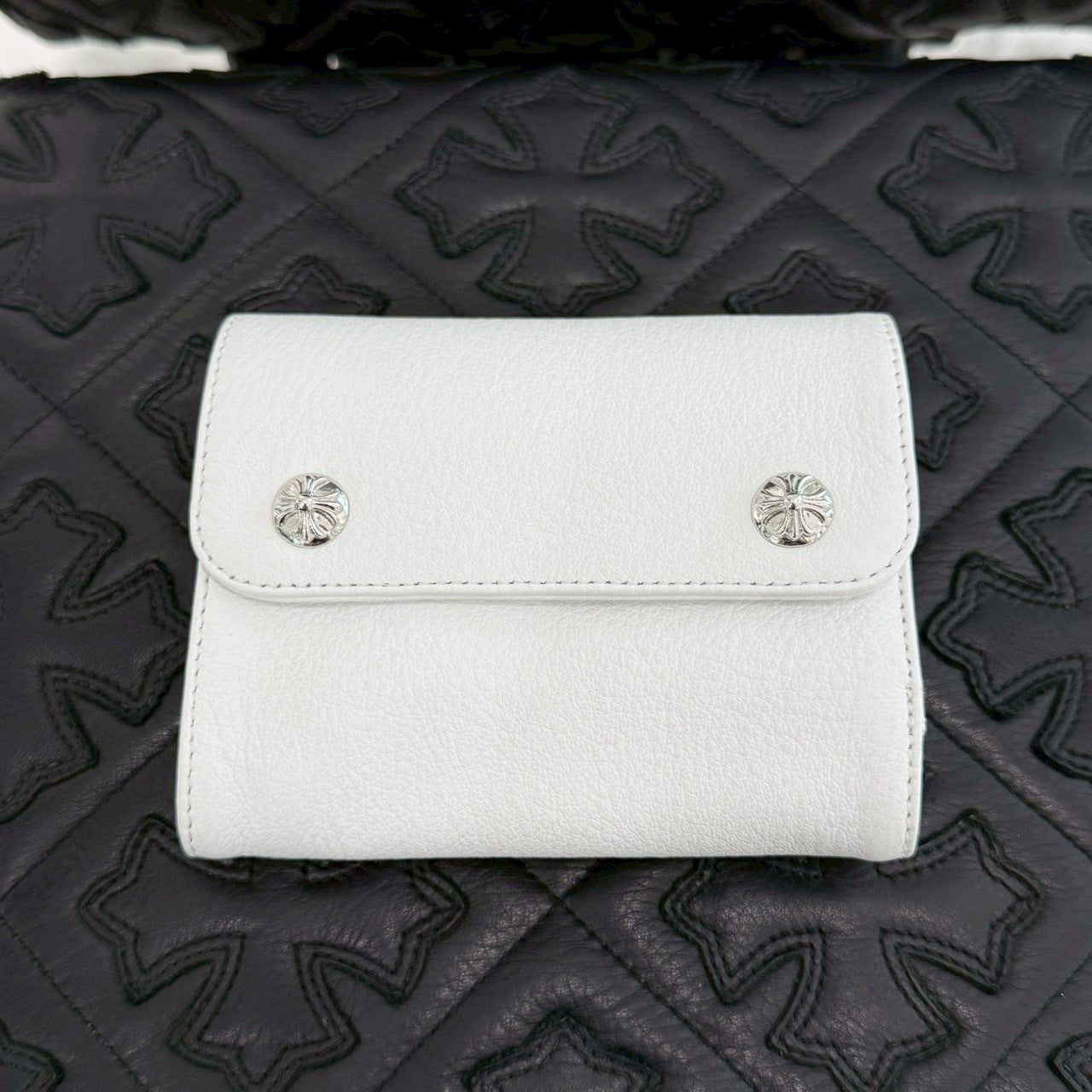 CHROME HEARTS Wave Mini Cross Ball Wallet クロムハーツ ウェイブミニ クロスボール ウォレット
