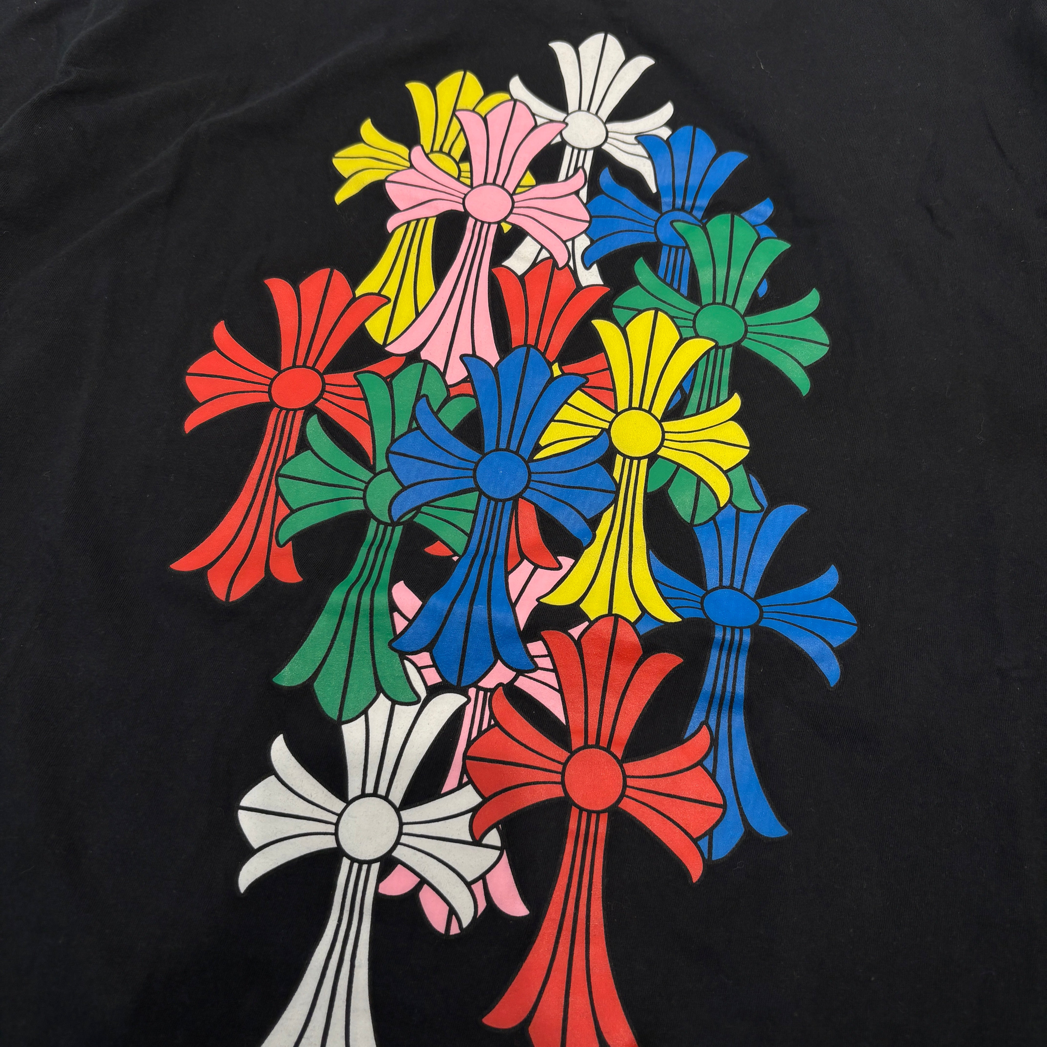 CHROME HEARTS 2021SS MLTCOL CEM CRS Tee Size M クロムハーツ マルチカラー セメタリークロス Tシャツ サイズM