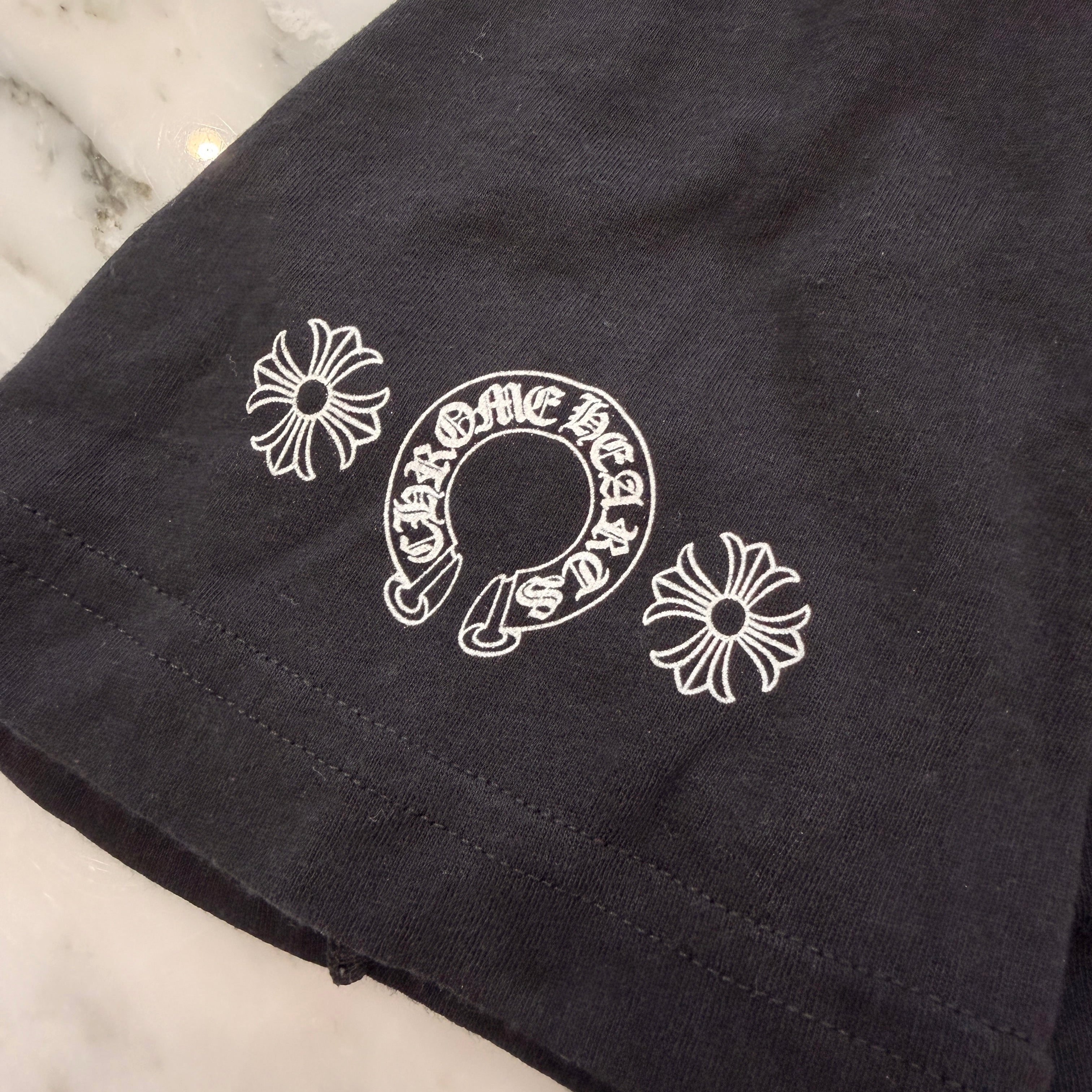 CHROME HEARTS MLTCOL CEM CRS Tee Size S クロムハーツ マルチカラー セメタリークロス Tシャツ サイズS