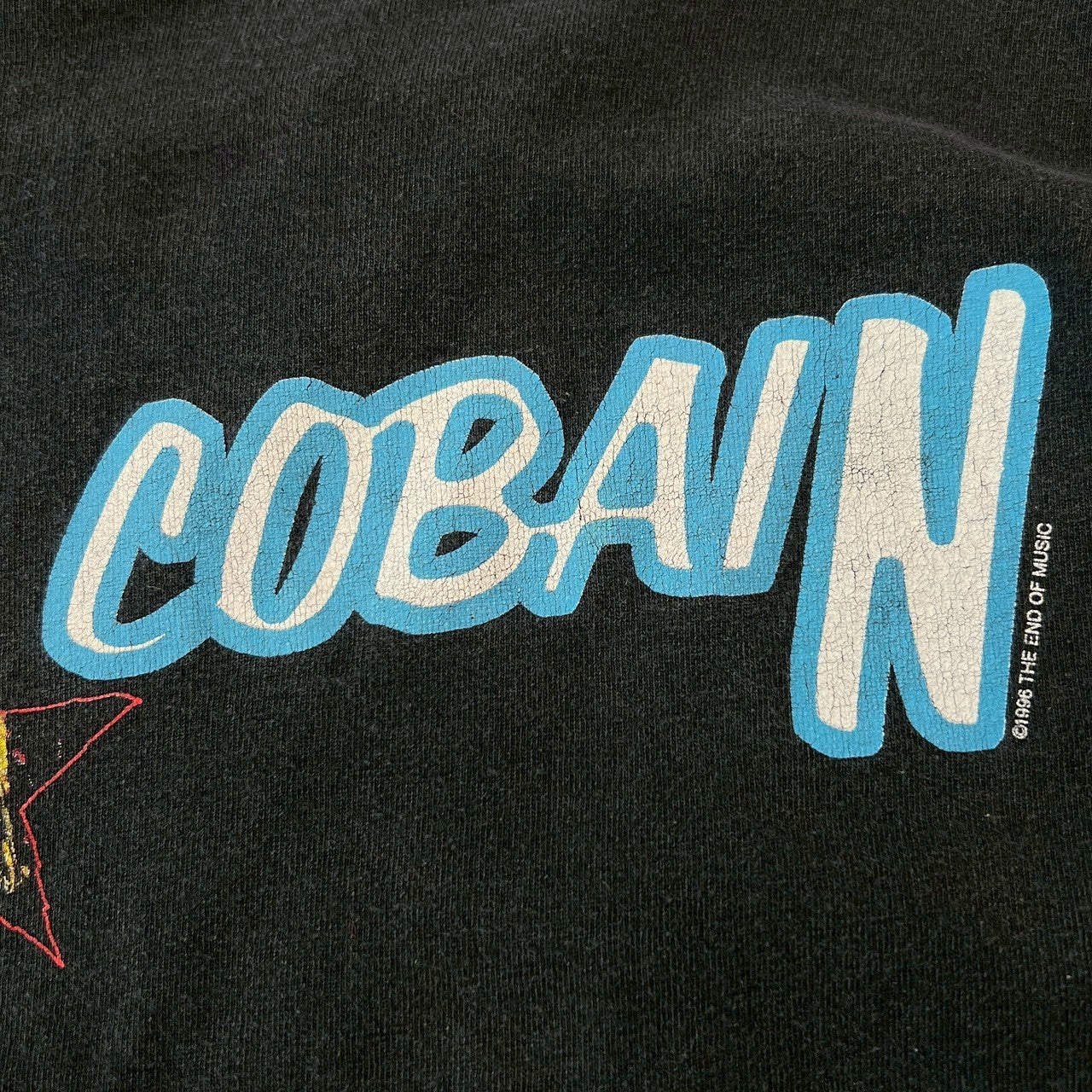Vintage 90's NILVANA "KURT COBAIN" 1996 S/S Tee Size L 90's ニルバーナ "カートコバーン" 1996 Tシャツ サイズL
