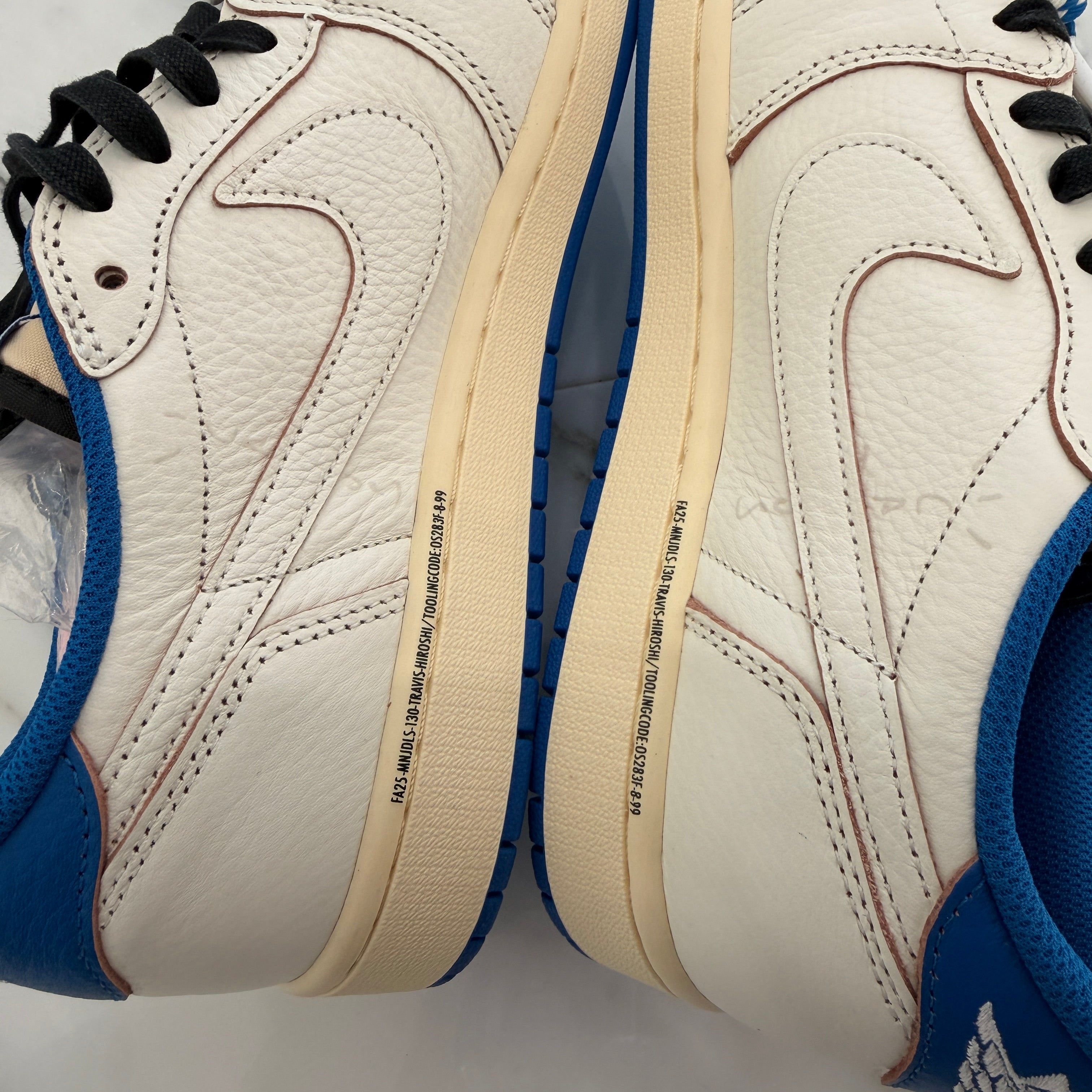 NIKE × Travis Scott 2022AW Air Jordan 1 Low OG SP " Sail/Military Blue " DM7866-104 Size US10.5 (28.5cm) ナイキ×トラヴィススコット エアジョーダン1 ロー OG SP "セイル/ミリタリーブルー" サイズUS10.5 (28.5cm)