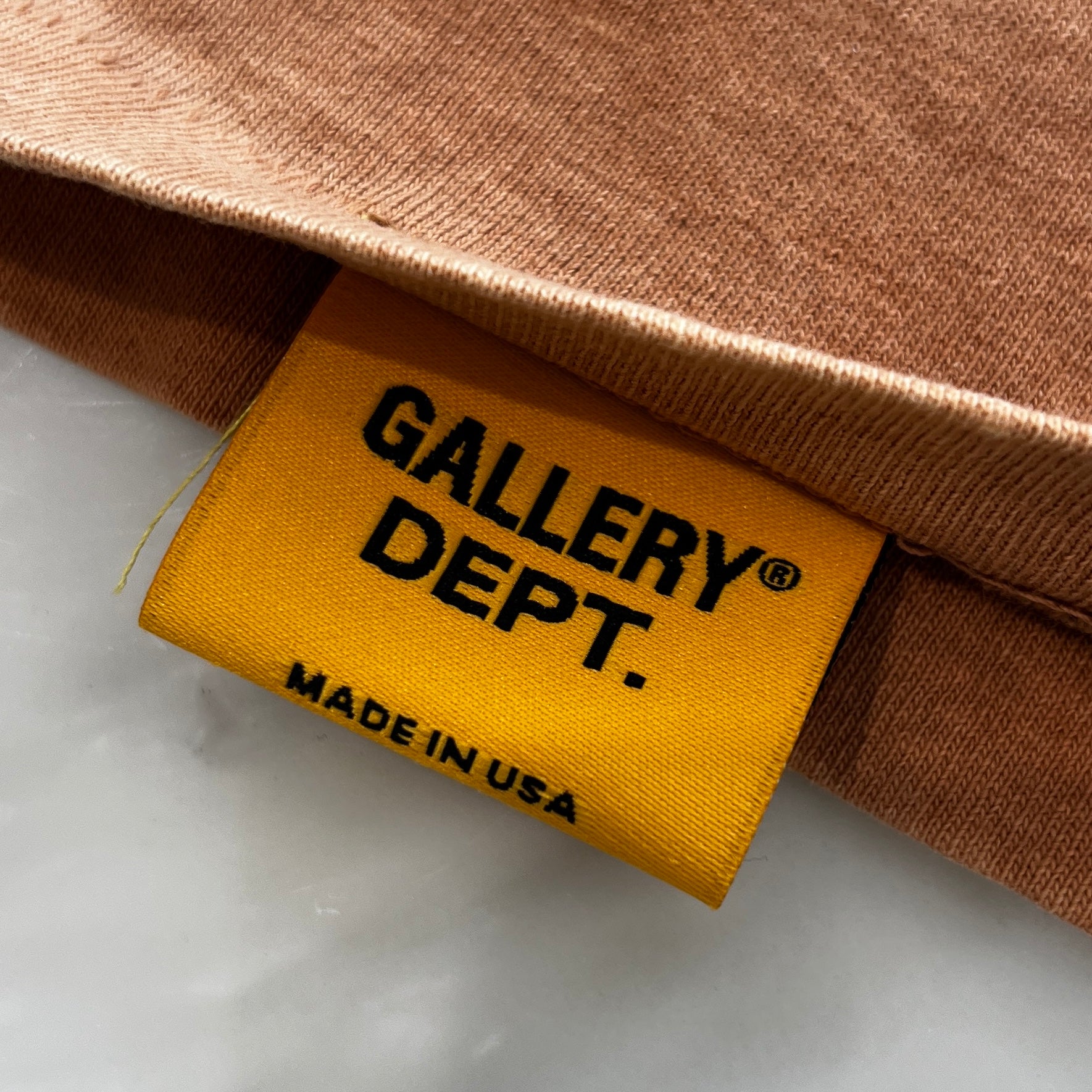 GALLERY DEPT. French Long Sleeve Tee "COCOA" FLS-60056 Size M ギャラリーデプト フレンチ ロングスリーブ Tシャツ "ココア" サイズM