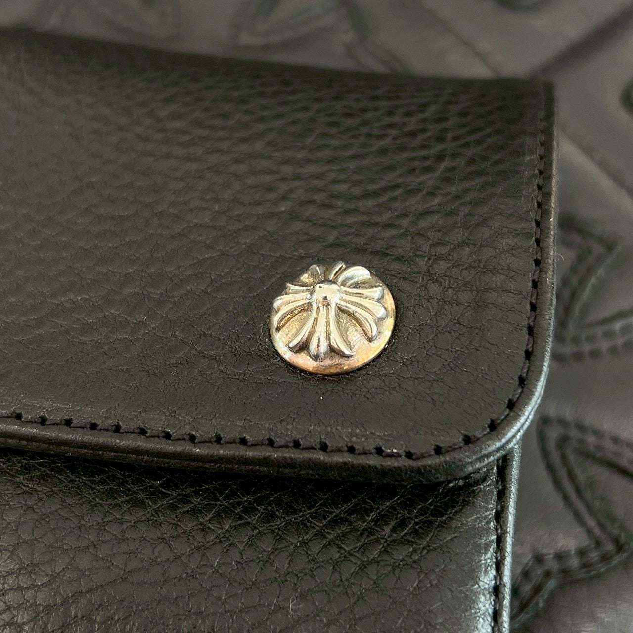 CHROME HEARTS Wave Mini Cross Ball Wallet クロムハーツ ウェーブ ミニ クロスボール ウォレット