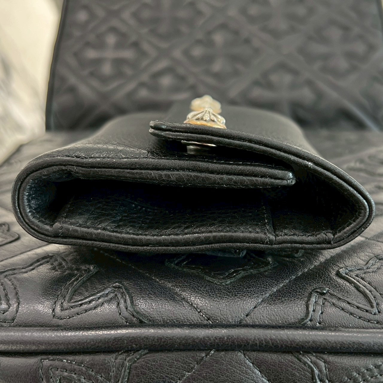 CHROME HEARTS Wave Mini Cross Ball Wallet クロムハーツ ウェーブ ミニ クロスボール ウォレット