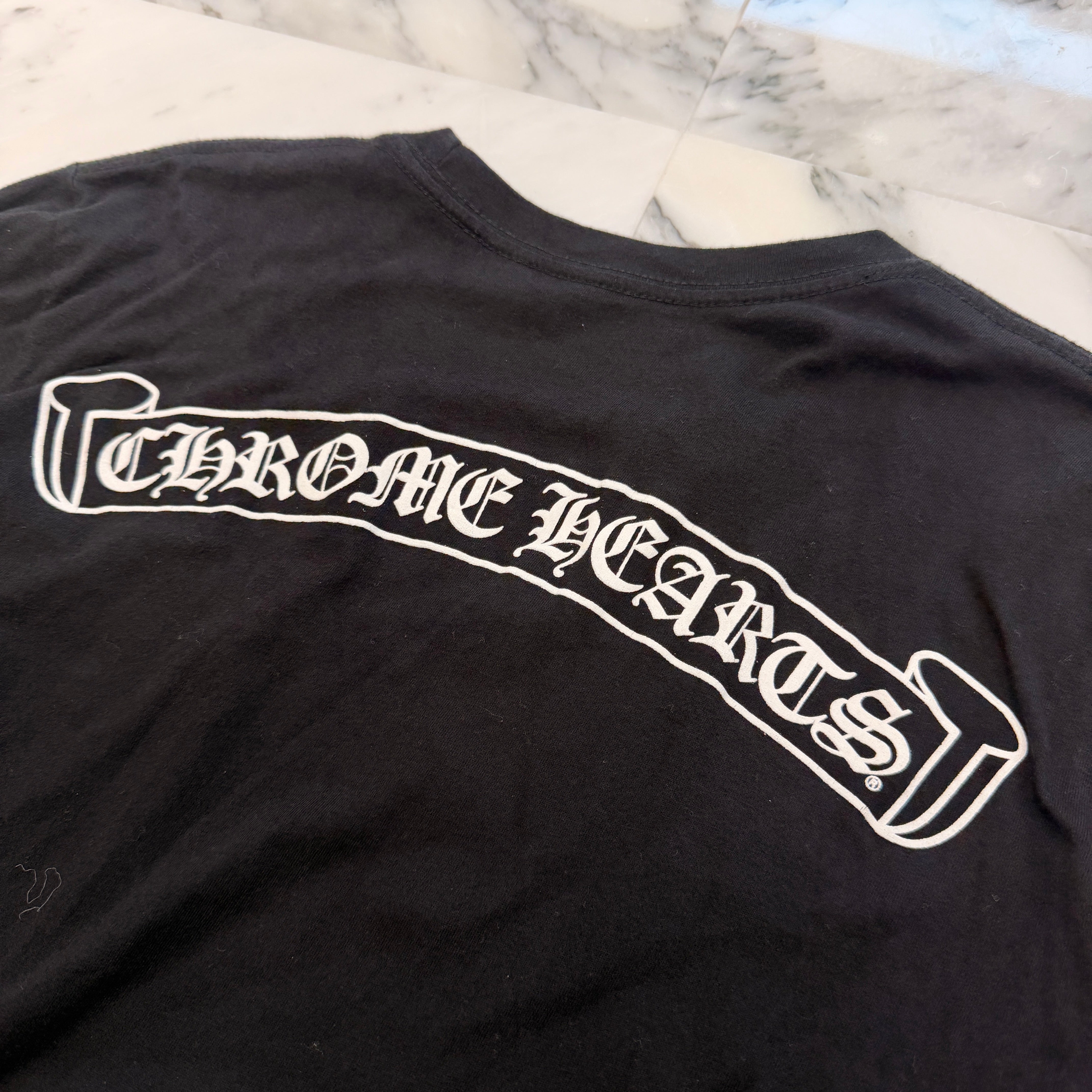 CHROME HEARTS MLTCOL CEM CRS Long Sleeve Tee Size S クロムハーツ マルチカラー セメタリークロス ロングスリーブTシャツ サイズS