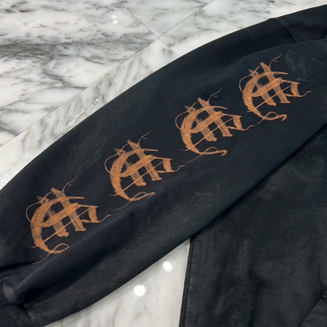 BALENCIAGA 2023AW Heavy Metal Logo Zip Up Hoodie 744454 T0VD8 Size XL バレンシアガ ヘビーメタルロゴ ジップアップフーディ サイズXL