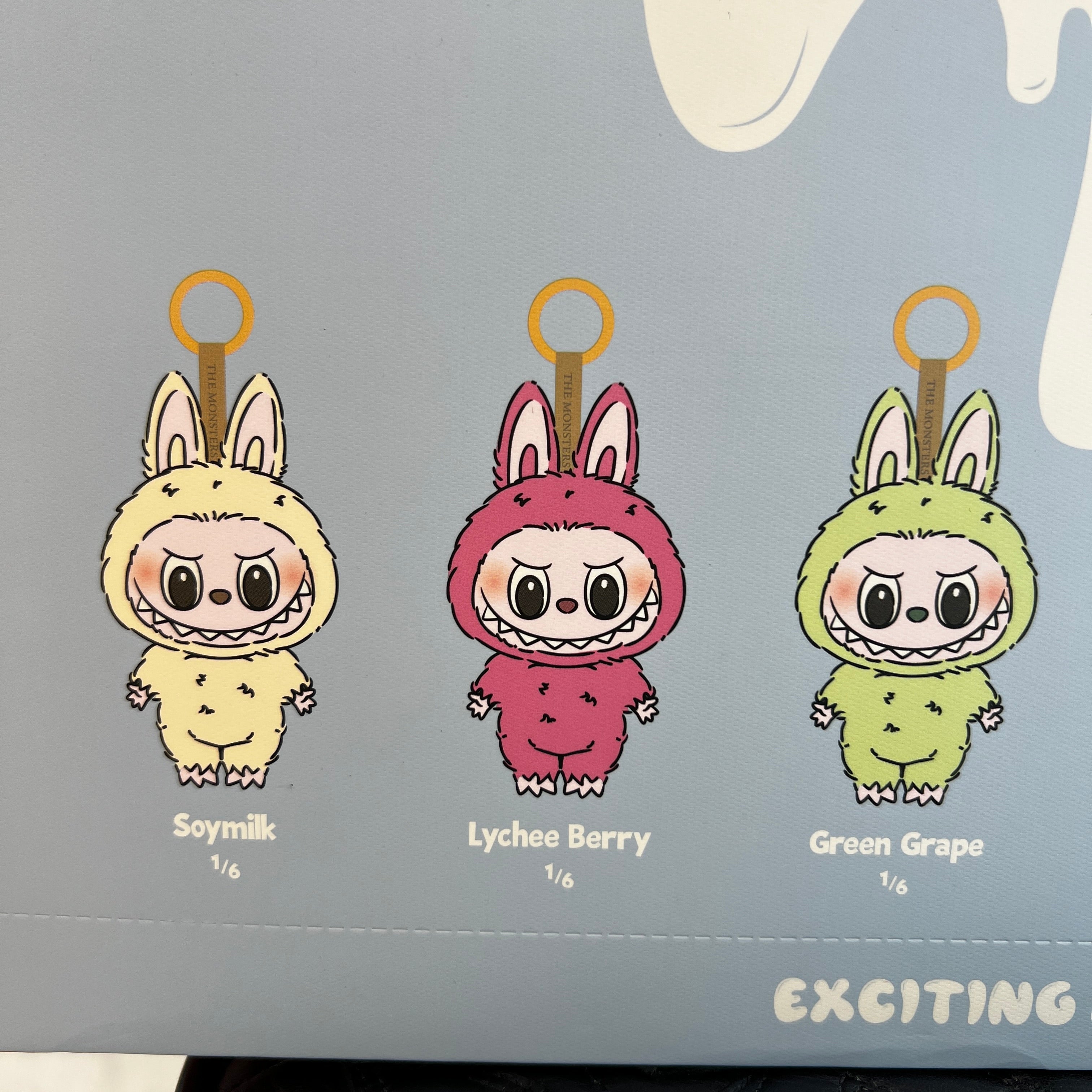 POP MART The Monsters EXCITING MACARON LABUBU ポップマート ザ・モンスターズ エキサイティング マカロン ラブブ ストラップ