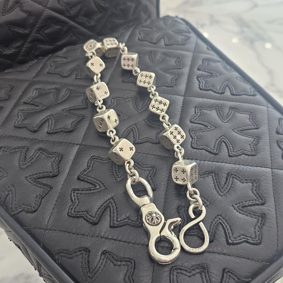 CHROME HEARTS 1 CLIP DICE Wallet Chain 11 LINKS クロムハーツ 1クリップ ダイス ウォレットチェーン 11リンク