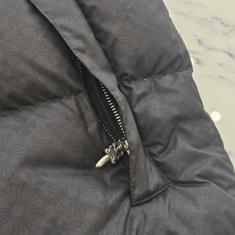 CHROME HEARTS CH Plus Stiff Down Vest Size L クロムハーツ CHプラス スティッフ ダウンベスト サイズL