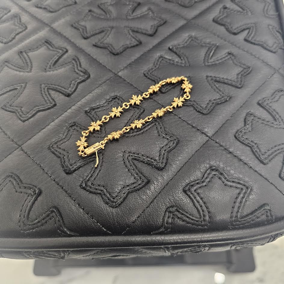 CHROME HEARTS 22K Tiny E CH Plus Bracelet 11 LINK クロムハーツ 22K