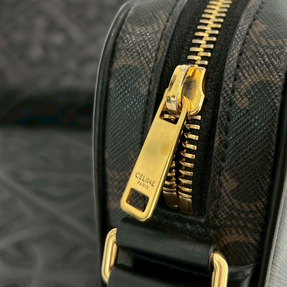 CELINE Medium Messenger Bag / Triomphe Canvas 194502CIM セリーヌ ミディアム メッセンジャーバッグ / トリオンフキャンバス