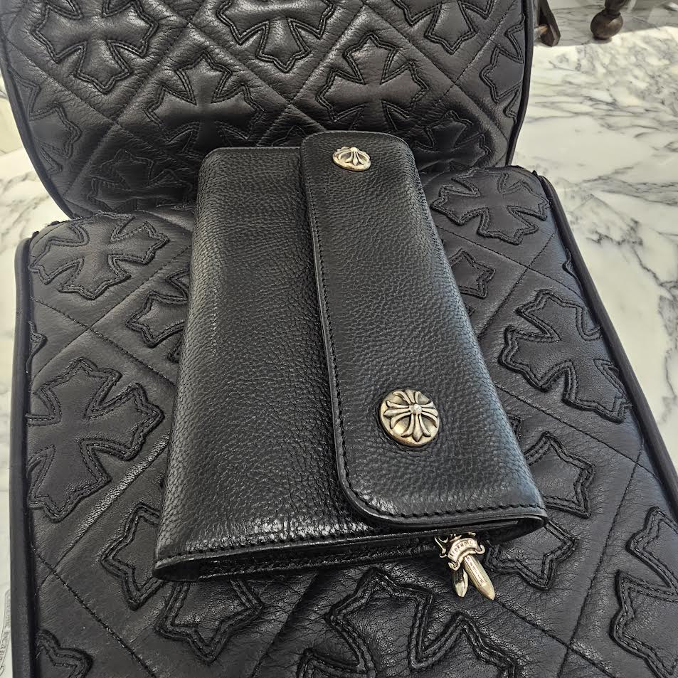CHROME HEARTS Wave Cross Ball Wallet クロムハーツ ウェーブ クロスボール ウォレット