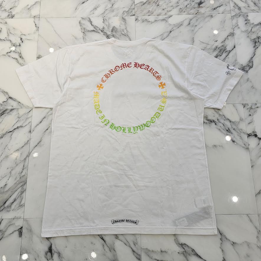 CHROME HEARTS Back Grad Circle Logo Tee Size XL クロムハーツ バックグラデーション サークルロゴ Tシャツ サイズXL