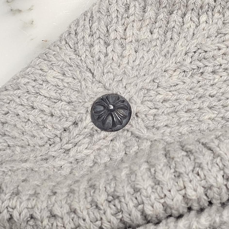 CHROME HEARTS CH Plus Cross Ball Cashmere Knit Beanie Size ONE SIZE（53-60）クロムハーツ CHプラス クロスボール カシミヤ ニットビーニー サイズONE SIZE（53-60）