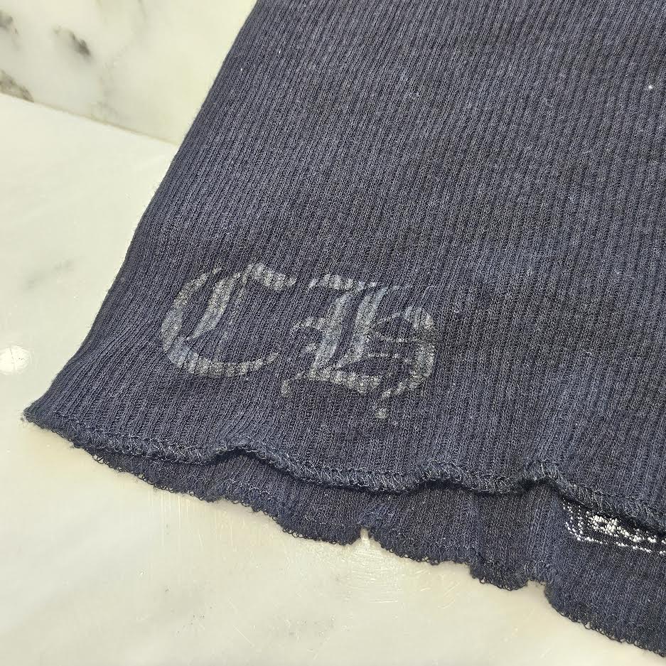 CHROME HEARTS Hairy Cross Rib Tank Top Size L クロムハーツ ヘイリークロス リブ タンクトップ サイズL