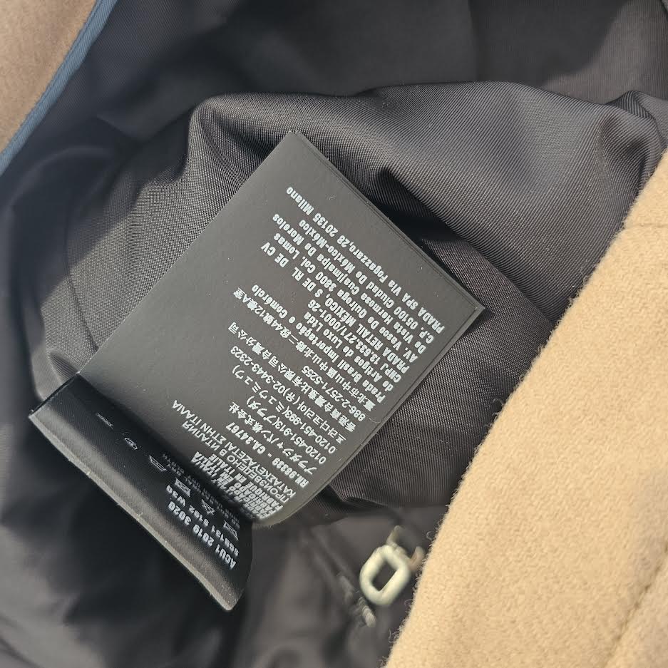 PRADA 2019AW Zip Up Wool Hooded Duffel Coat SGB131 S192 W3Q Size 52 プラダ ジップアップ ウール フーデッド ダッフルコート サイズ52