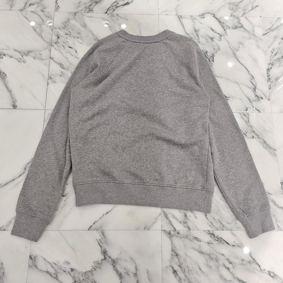 BALMAIN 2018AW Logo Crew Neck Sweat Shirt W8H6279I350 Size S バルマン ロゴ クルーネック スウェットシャツ サイズS