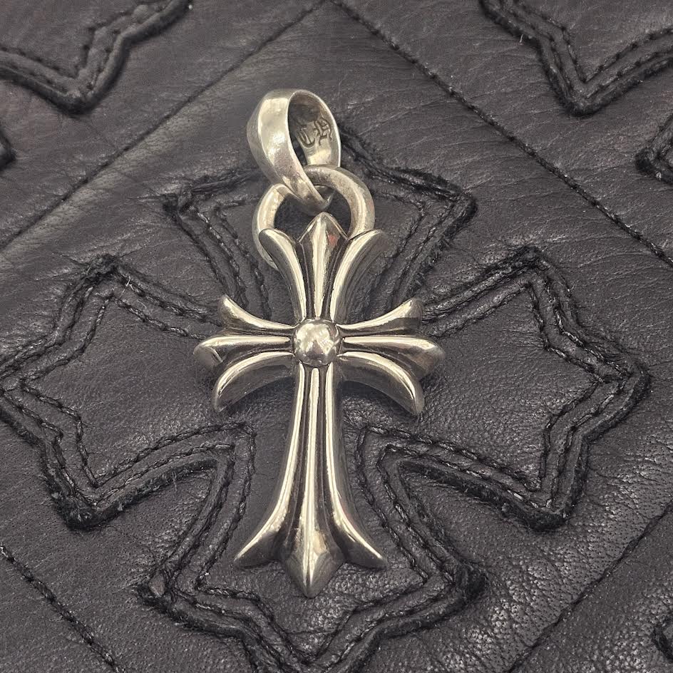 CHROME HEARTS Small CH Cross Pendant Top With Bail クロムハーツ スモールCHクロス ペンダントトップ ウィズ ベイル シルバー925