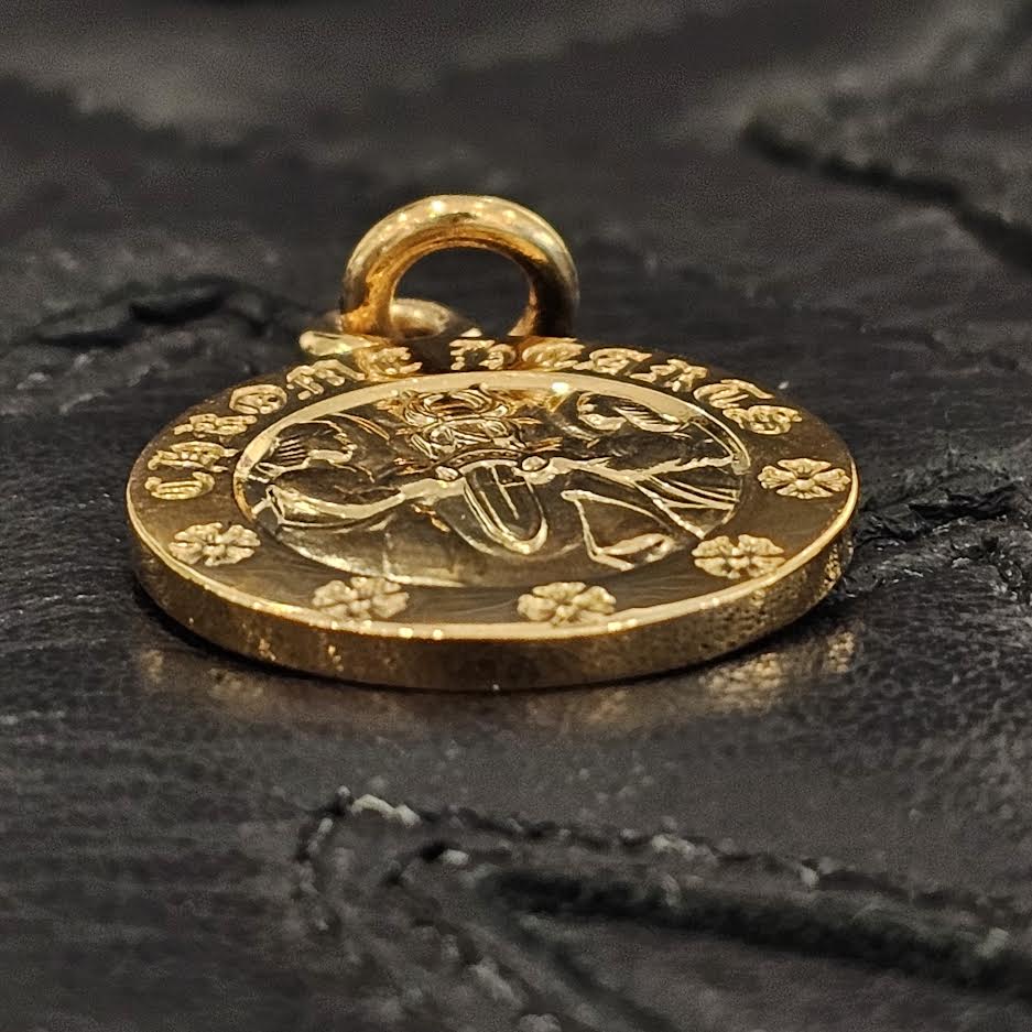 CHROME HEARTS 22K ANGEL MEDAL Charm クロムハーツ 22K エンジェルメダル チャーム