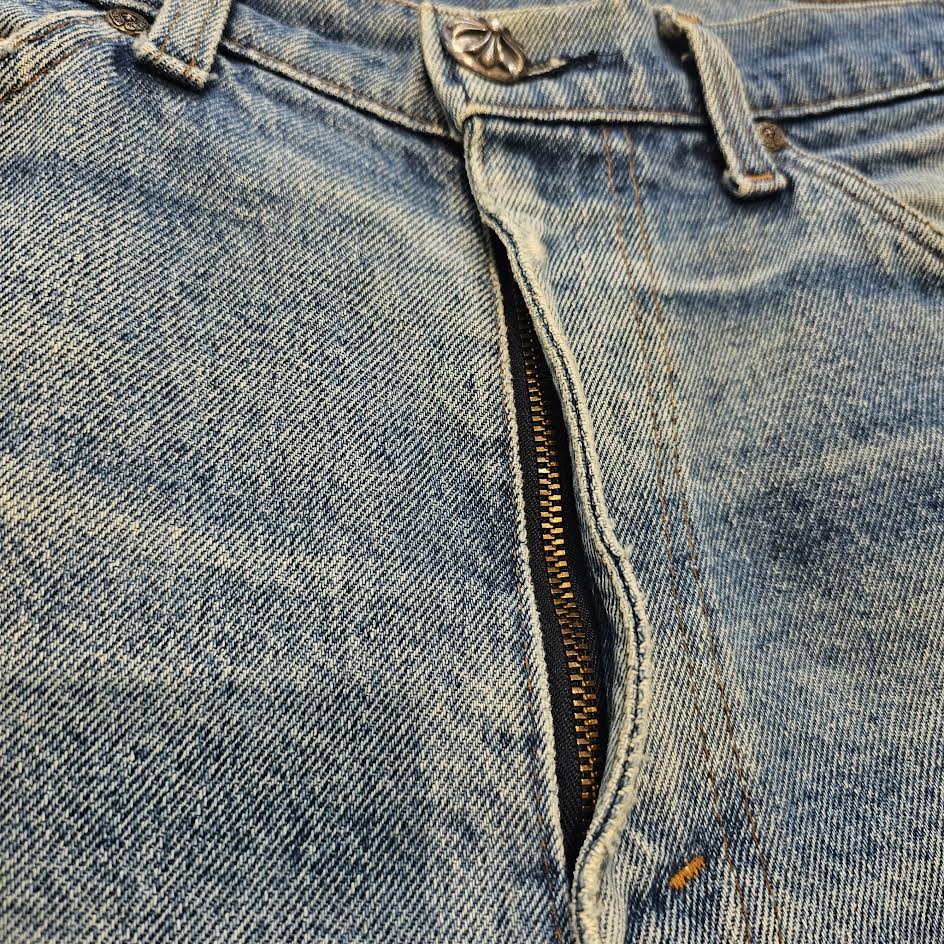CHROME HEARTS × Levi's 517 VNTG Cross Leather Patch Denim Pants Size 32 クロムハーツ × リーバイス 517 ヴィンテージ クロスレザーパッチ デニムパンツ サイズ32