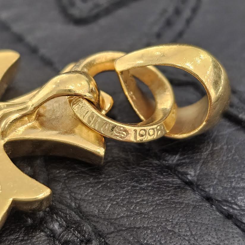 CHROME HEARTS 22K Small CH Cross Pave Diamond With Bail Pendent Top クロムハーツ 22K スモール CHクロス パヴェダイヤモンド ウィズ ベイル ペンダントトップ