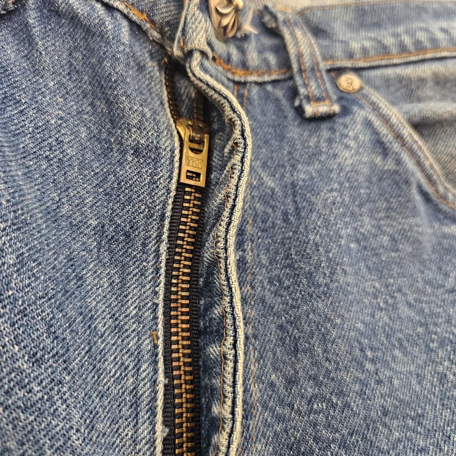 CHROME HEARTS × Levi's Body VNTG Cross Leather Patch Jeans Size 32 クロムハーツ × リーバイスボディ ヴィンテージ クロスレザーパッチ ジーンズ デニムパンツ サイズ32