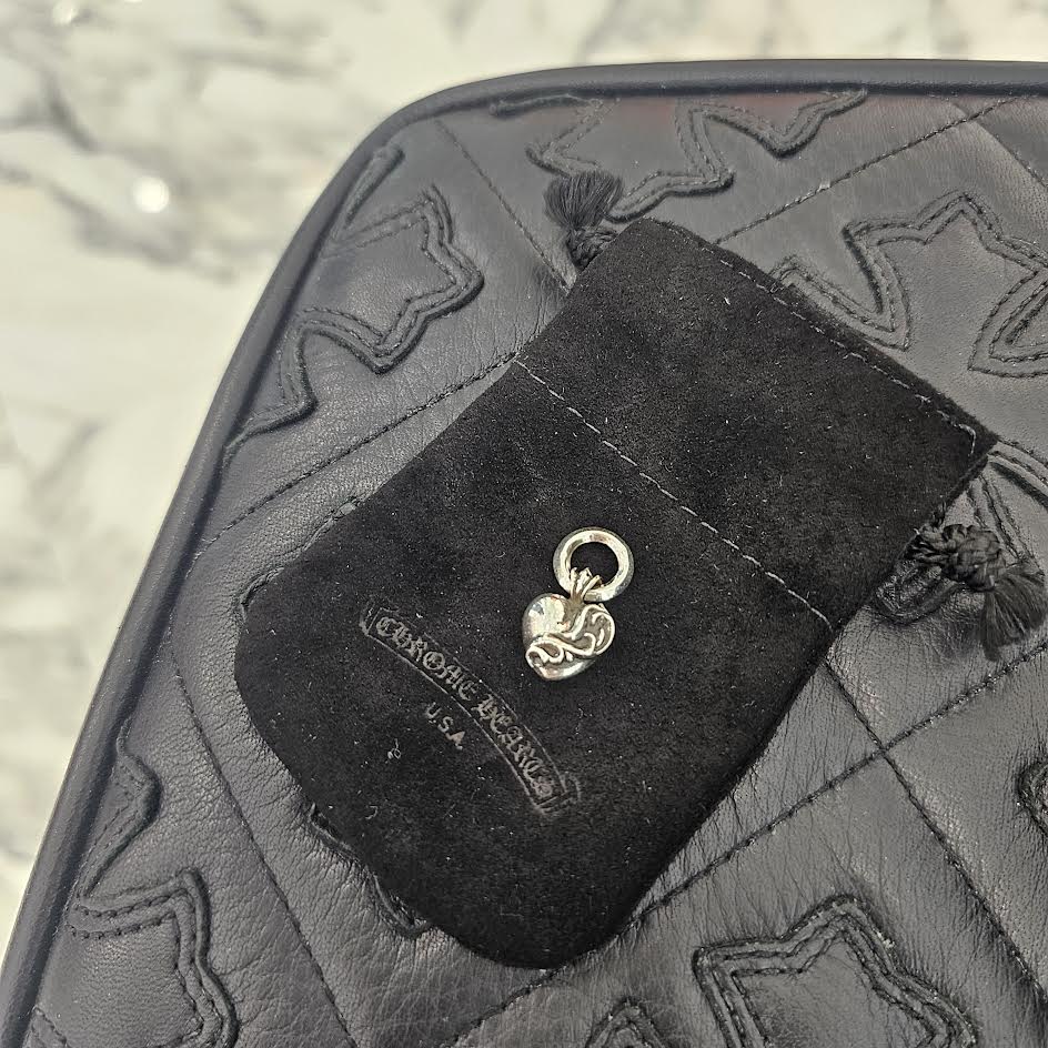 CHROME HEARTS Viny Heart Charm Pendant Top クロムハーツ ヴィニーハート チャーム ペンダントトップ シルバー925