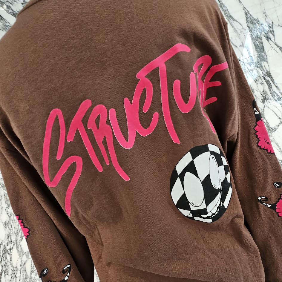 CHROME HEARTS × MATTY BOY PPO STRUCTURE Long Sleeve Tee Size S クロムハーツ × マッティボーイ PPO ストラクチャー ロングスリーブ Tシャツ サイズS