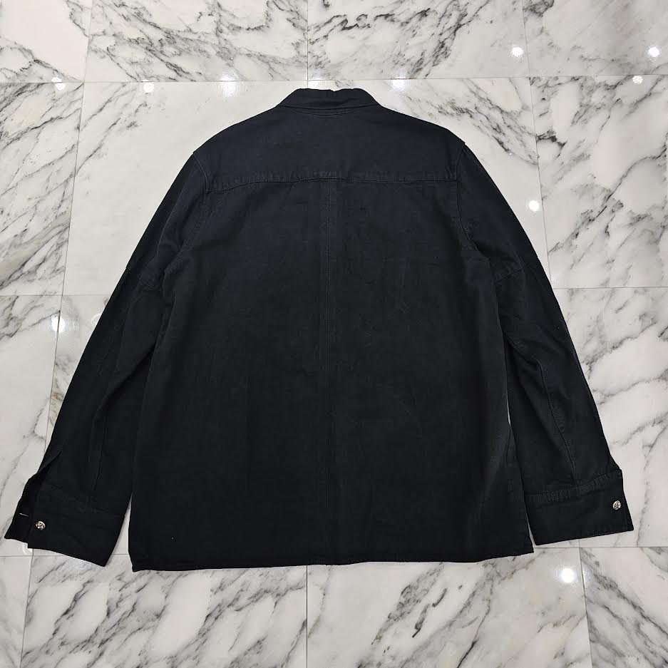 CHROME HEARTS Y NOT LAST BITE COVER ALL DENIM SHIRT Size XL クロムハーツ ワイノット ラストバイト カバーオール デニムシャツ サイズXL