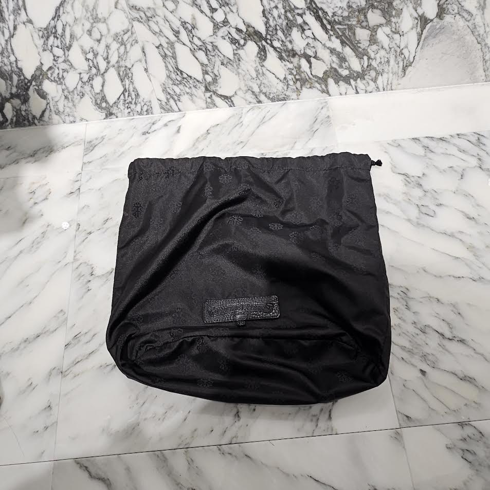 CHROME HEARTS Cemetery Cross Patch Leather Poach Bag クロムハ―ツ セメタリークロスパッチ レザーポーチバッグ