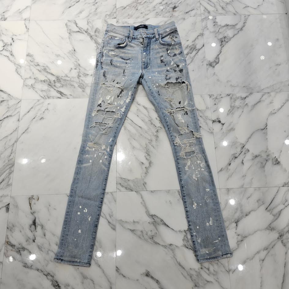 AMIRI Paint Processing Damage Skinny Jeans Size 28 アミリ ペイント加工 ダメージ スキニー ジーンズ サイズ28