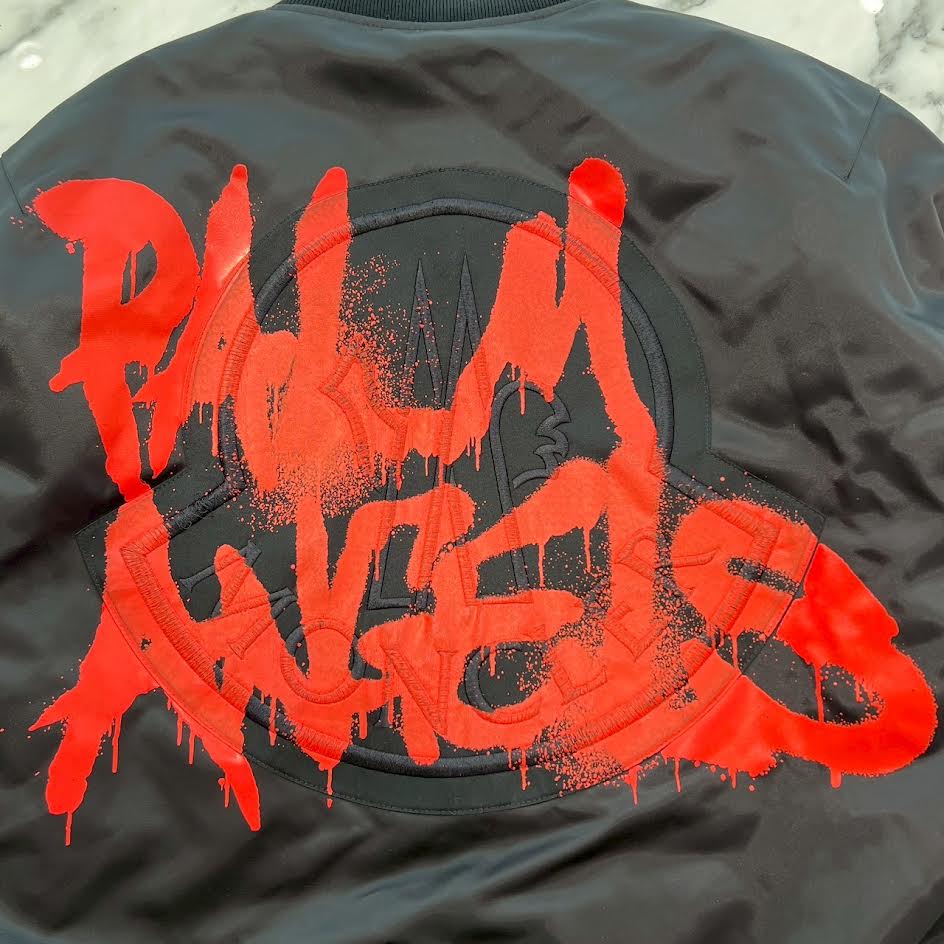 MONCLER × Palm Angels 2019AW Moncler Genius 8 AXL Bomber Down Jacket E209L4130200 539K2 Size 2 モンクレール × パームエンジェルス モンクレールジーニアス8 AXL ボンバー ダウンジャケット サイズ2