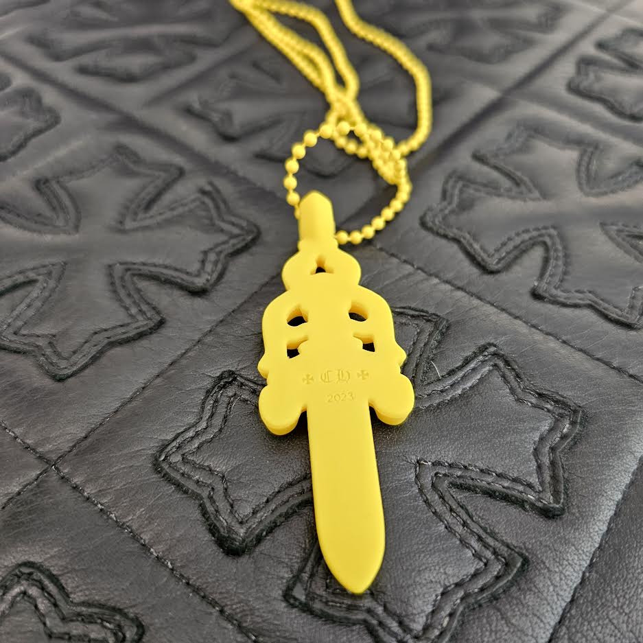 CHROME HEARTS Large Dagger Silicon Rubber Necklace クロムハーツ ラージ ダガー シリコンラバー ネックレス
