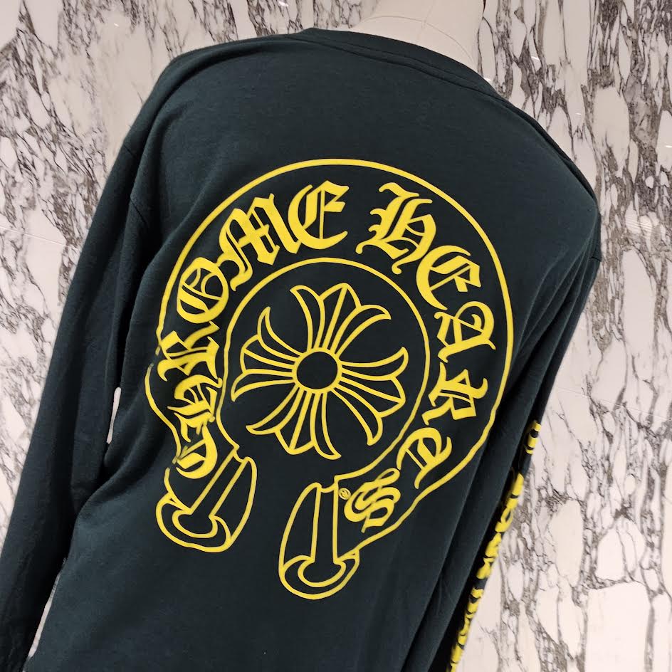 CHROME HEARTS Las Vegas Limited Orange Horseshoe Long Sleeve Tee Size M クロムハーツ ラスベガス限定 オレンジホースシュー ロングスリーブTシャツ サイズM