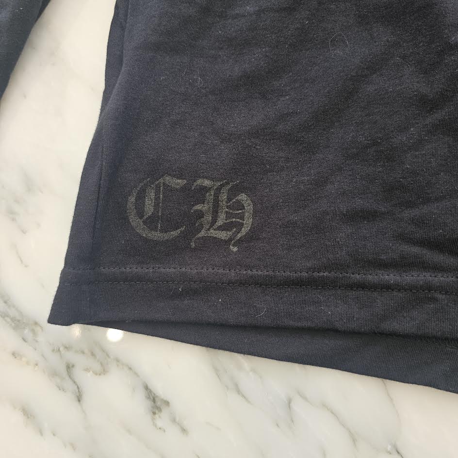 CHROME HEARTS Honolulu Limited Floral Cross Horseshoe Long Sleeve Tee Size XXL クロムハーツ ホノルル限定 フローラルクロス ホースシュー ロングスリーブ Tシャツ サイズXXL