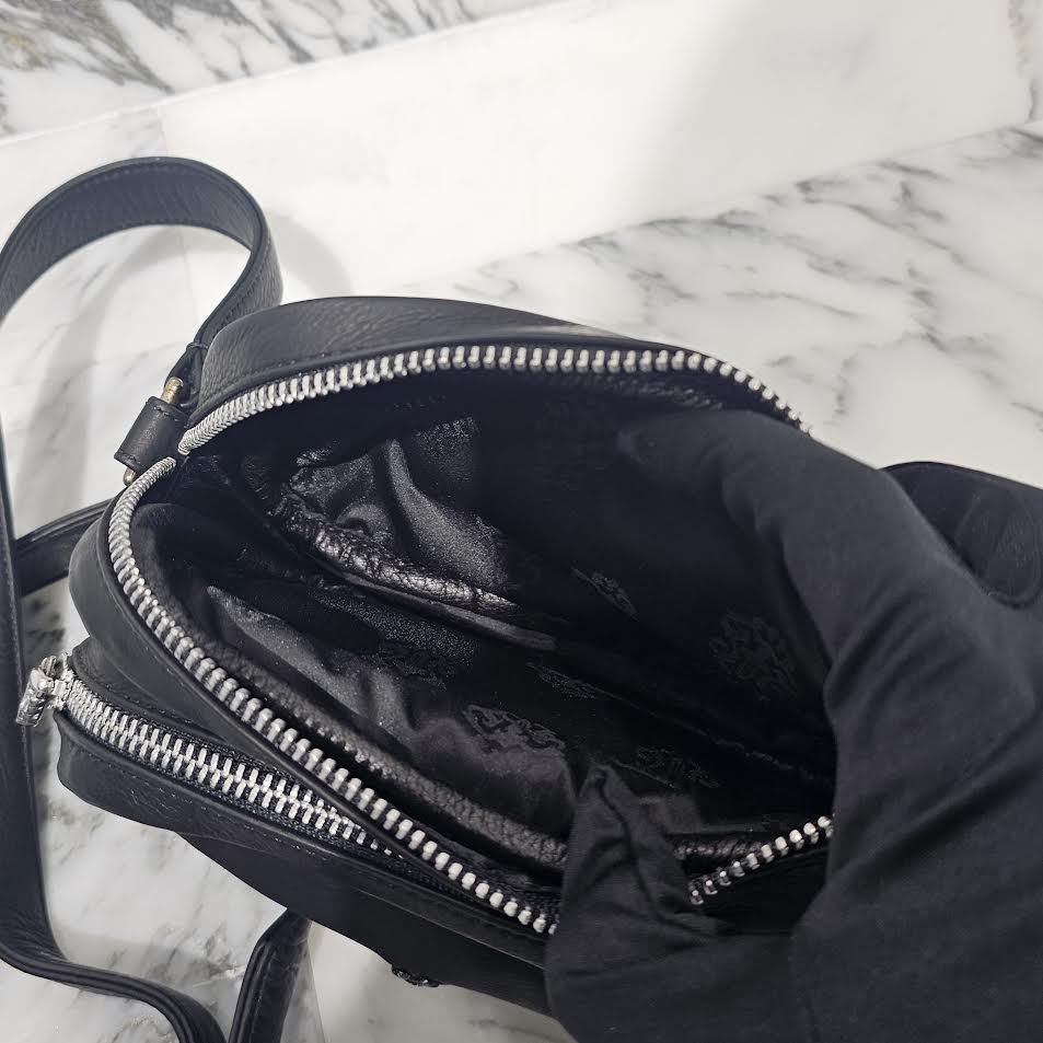 CHROME HEARTS Dagger BARRET Leather Shoulder Bag クロムハーツ ダガー バレット レザー ショルダーバッグ