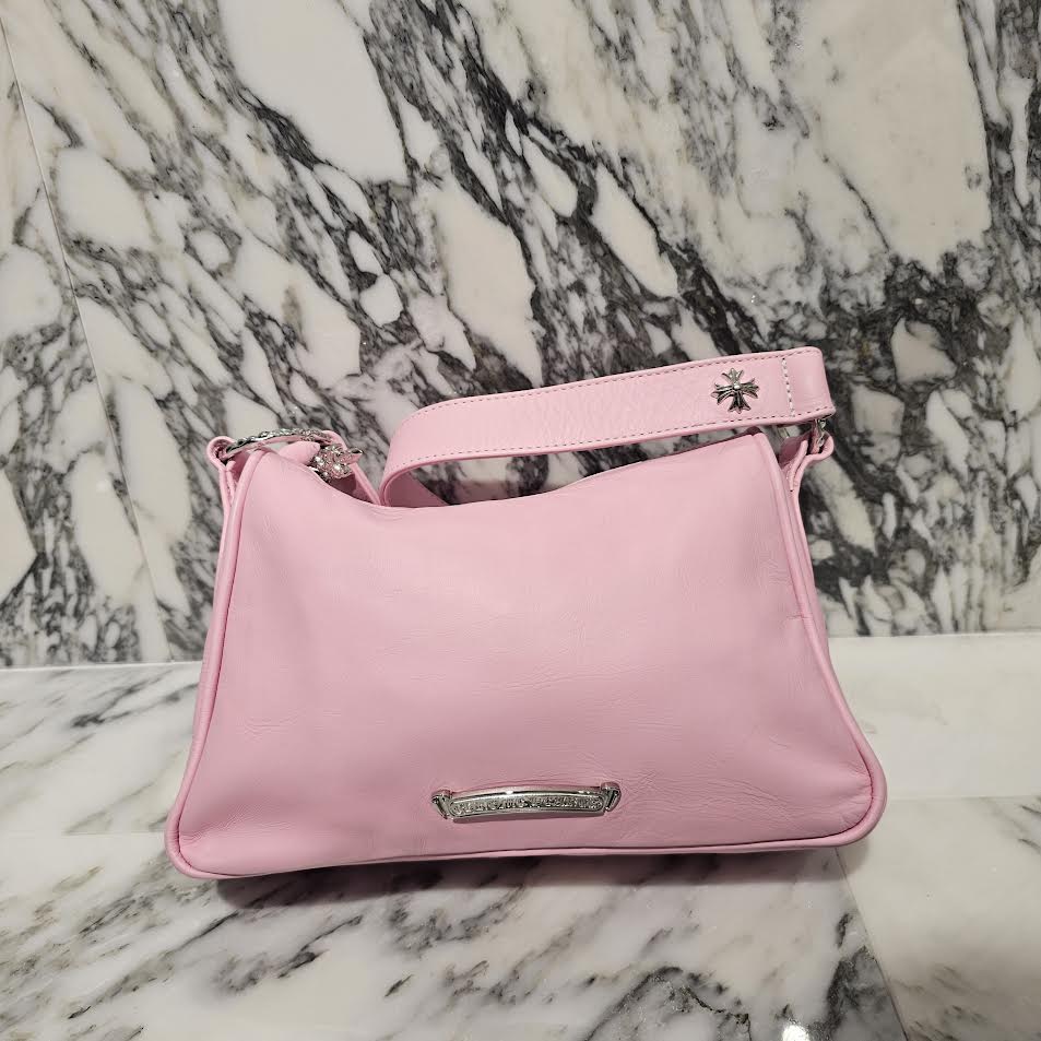 CHROME HEARTS CHICKEN NUGGET Small Leather Shoulder Bag "PINK" クロムハーツ チキンナゲット スモール レザーショルダーバッグ "ピンク"
