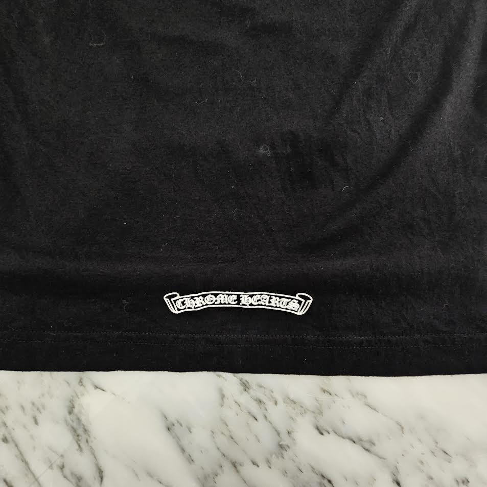 CHROME HEARTS Neck Logo Tee Size M クロムハーツ ネックロゴ Tシャツ サイズM
