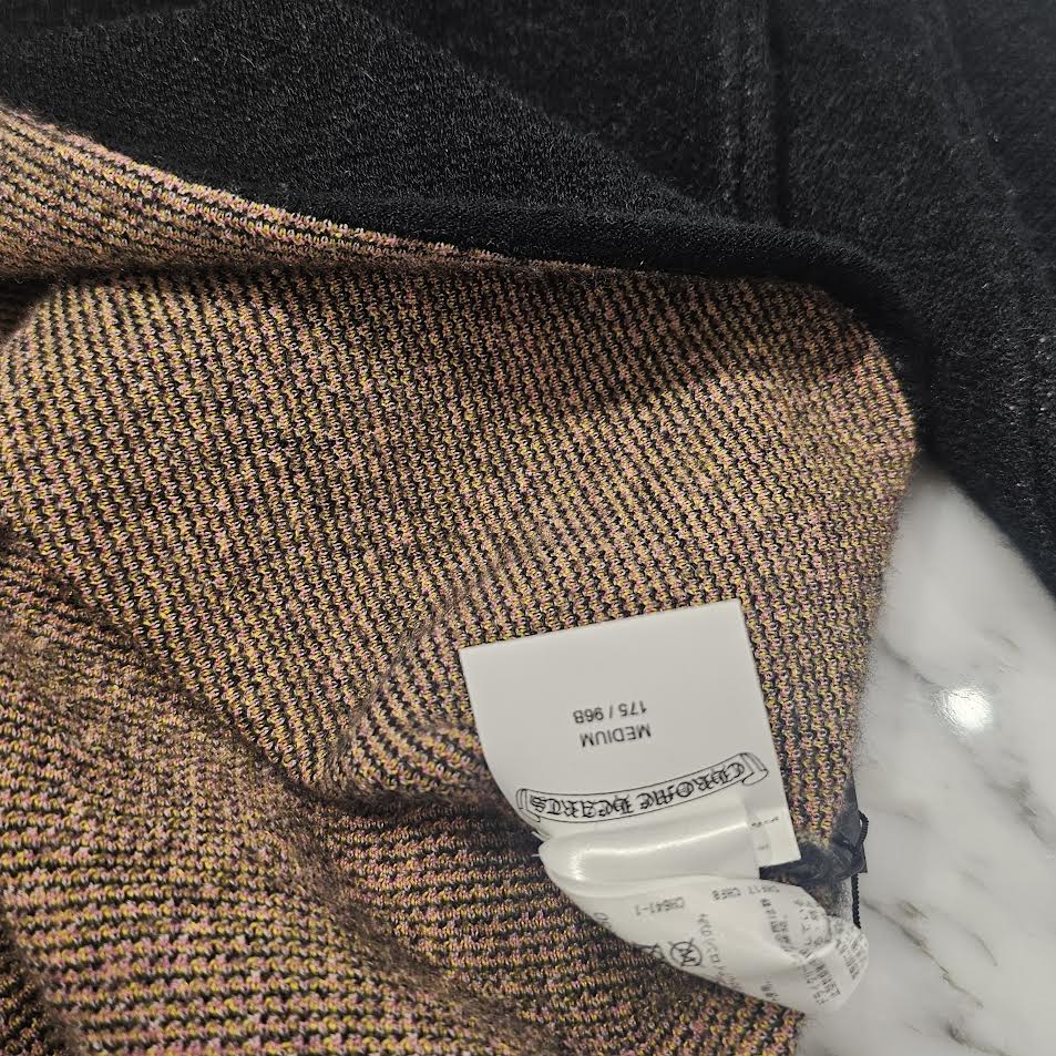 CHROME HEARTS × MATTY BOY Y NOT SEX RECORDS Cashmere Knit Sweater Size M クロムハーツ × マッティボーイ ワイノット セックスレコーズ カシミヤ ニットセーター サイズM