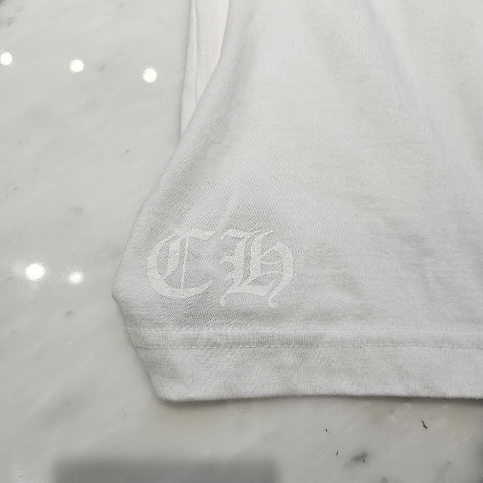 CHROME HEARTS × The Rolling Stones 2024SS Lip Tan Neck Logo Back Scroll Tee Size S クロムハーツ × ローリングストーンズ リップアンドタン ネックロゴ バックスクロール Tシャツ サイズS