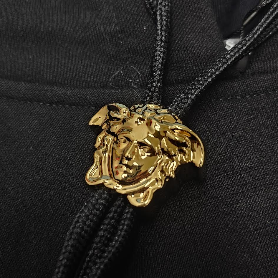 VERSACE 2024AW La Medusa Clip Pullover Hoodie 1008661-1A06213 Size S ヴェルサーチェ ラ メドゥーサ クリップ プルオーバーフーディ サイズS