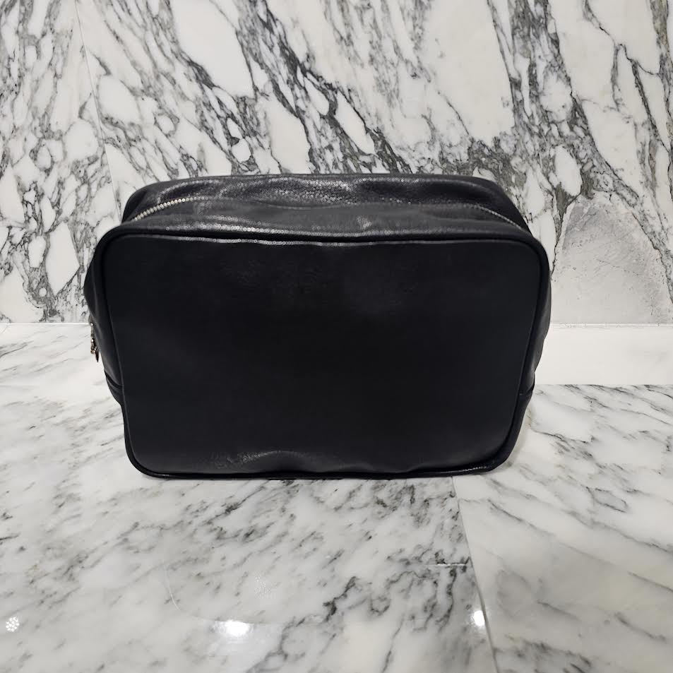 CHROME HEARTS Cemetery Cross Patch Leather Poach Bag クロムハ―ツ セメタリークロスパッチ レザーポーチバッグ