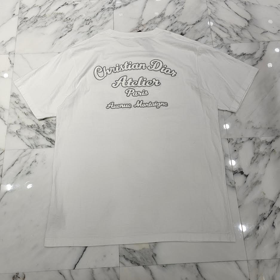 DIOR 2023SS Christian Dior Atelier Embroidery Tee 293J645A0677 Size XXL ディオール クリスチャンディオール アトリエ刺繍 Tシャツ サイズXXL