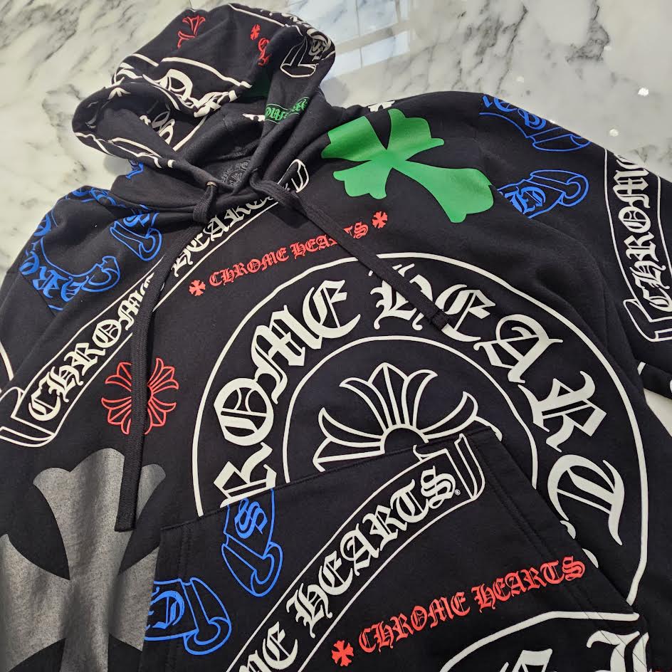 CHROME HEARTS Stencil Pullover Hoodie Size M クロムハーツ ステンシルプルオーバーフーディ サイズM