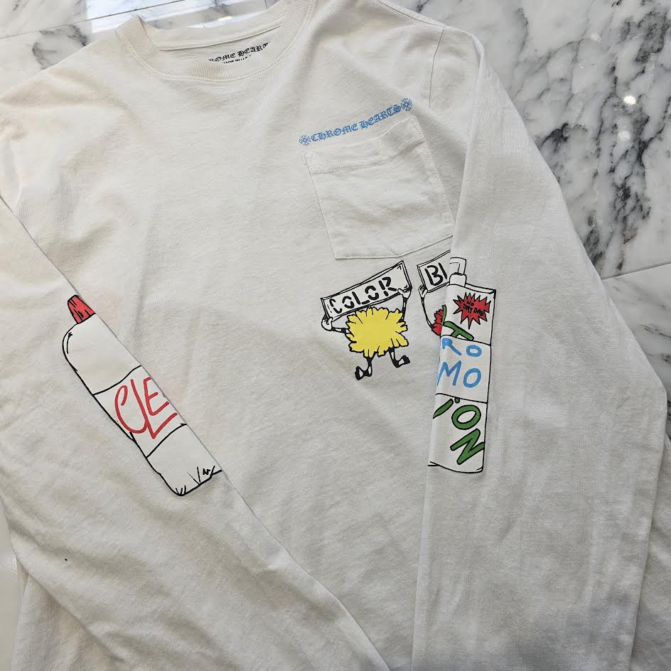 CHROME HEARTS × MATTY BOY RETRO CYCLE Long Sleeve Tee Size M クロムハーツ × マッティボーイ レトロサイクル ロングスリーブ Tシャツ サイズM