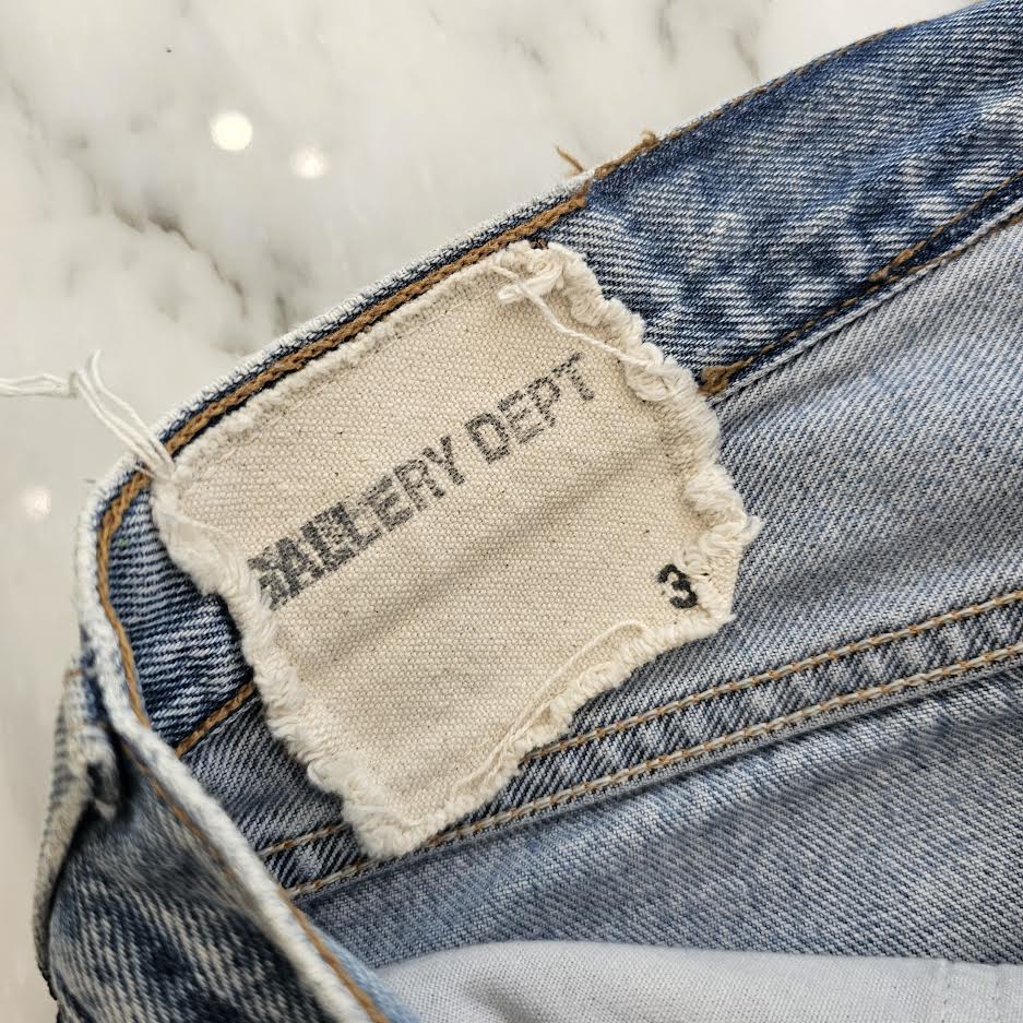 GALLERY DEPT. Levi's Body Painted Damage Denim Pants Size 34 ギャラリーデプト リーバイスボディ ペインテッド ダメージ加工 デニムパンツ サイズ34